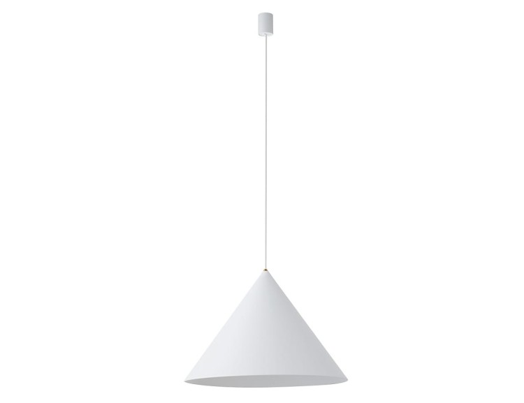 Lampa sufitowa wisząca Industrialna Loft ZENITH L WHITE 8006 NOWODVORSKI Lighting GU10 x1 50cm oświetleniowa żyrandol nowoczesna do Kuchni Jadalni nad stół blat wyspę biała zwis Inspiracje Premium