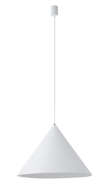 Lampa sufitowa wisząca Industrialna Loft ZENITH L WHITE 8006 NOWODVORSKI Lighting GU10 x1 50cm oświetleniowa żyrandol nowoczesna do Kuchni Jadalni nad stół blat wyspę biała zwis Inspiracje Premium