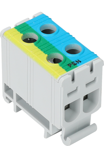 Złączka kompaktowa na szynę, niebiesko-zielono-żółta 1.5-16mm2, max. 1000VAC, 1500VDC, max.85A FLEAL-16/2KZS Tracon Electric