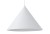 Lampa sufitowa wisząca Industrialna Loft ZENITH L WHITE 8006 NOWODVORSKI Lighting GU10 x1 50cm oświetleniowa żyrandol nowoczesna do Kuchni Jadalni nad stół blat wyspę biała zwis Inspiracje Premium