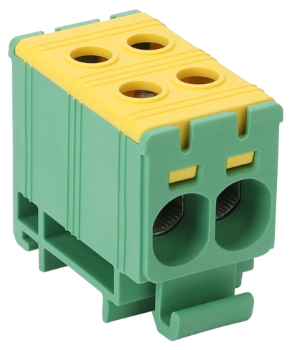 Złączka kompaktowa na szynę, zielono/żółta 2.5-35mm2, max. 1000VAC, 1500VDC, max.135A FLEAL-35/2ZS Tracon Electric