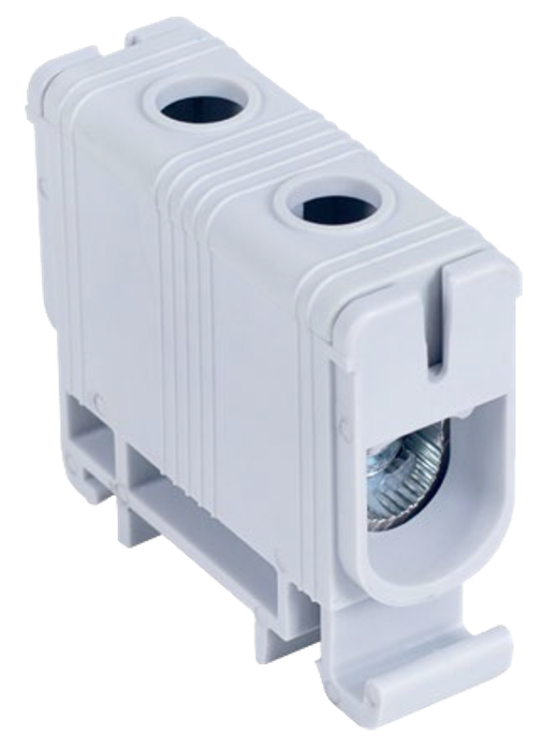 Złączka kompaktowa na szynę, szara 6-50mm2, max. 1000VAC/1500VDC, max.160A FLEAL-50/1 Tracon Electric