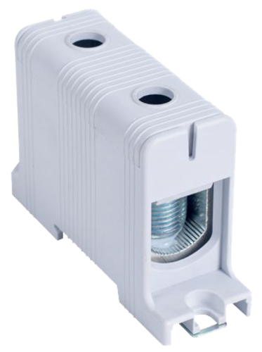 Złączka kompaktowa na szynę i płytę montażową, szara 35-150mm2, max. 1000VAC/1500VDC, max.320A FLEAL-150/1 Tracon Electric