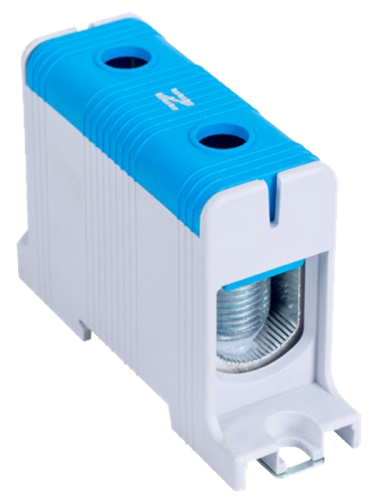Złączka kompaktowa na szynę i płytę montażową, niebieska 35-150mm2, max. 1000VAC/1500VDC, max.320A FLEAL-150/1K Tracon Electric