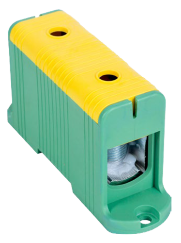 Złączka kompaktowa na płytę montażową, zielono-żółta 35-240mm2, max. 1000VAC/1500VDC, max.425A FLEAL-240/1ZS Tracon Electric