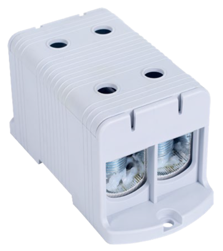 Złączka kompaktowa na płytę montażową, szara 35-240mm2, max. 1000VAC/1500VDC, max.425A FLEAL-240/2 Tracon Electric