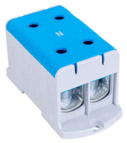 Złączka kompaktowa na płytę montażową, niebieska 35-240mm2, max. 1000VAC/1500VDC, max.425A FLEAL-240/2K Tracon Electric