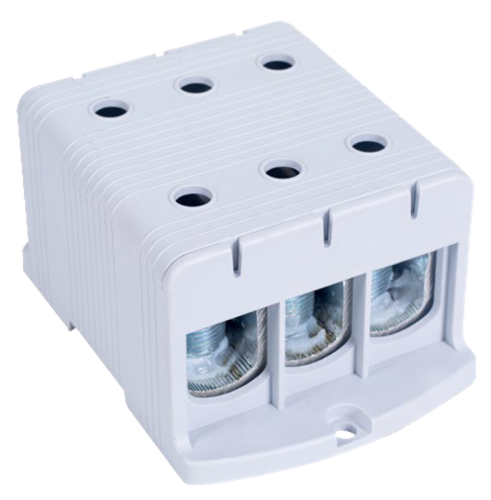Złączka kompaktowa na płytę montażową, szara 35-240mm2, max. 1000VAC/1500VDC, max.425A FLEAL-240/3 Tracon Electric