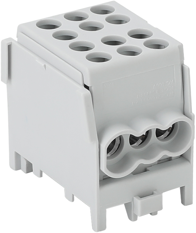 Złączka kompaktowa na szynę, szara 2.5-25mm2, max. 1000VAC/DC, max.101A FLECU-25-16-3 Tracon Electric