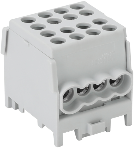 Złączka kompaktowa na szynę, szara 2.5-25mm2, max. 1000VAC/DC, max.101A FLECU-25-16-4 Tracon Electric