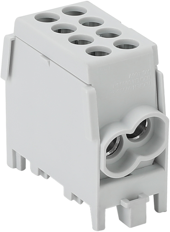 Złączka kompaktowa na szynę, szara 2.5-25mm2, max. 1000VAC/DC, max.101A FLECU-25-25-2 Tracon Electric