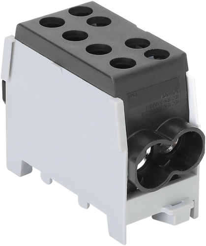 Złączka kompaktowa na szynę, czarna 6-35mm2, max. 1000VAC/DC, max.125A FLECU-35-25-2F Tracon Electric