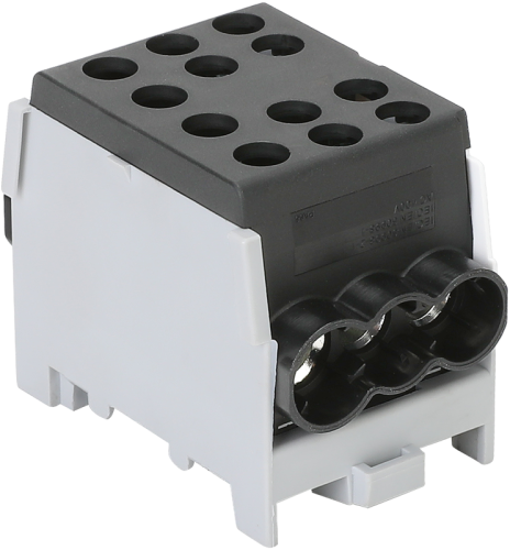Złączka kompaktowa na szynę, czarna 6-35mm2, max. 1000VAC/DC, max.125A FLECU-35-25-3F Tracon Electric