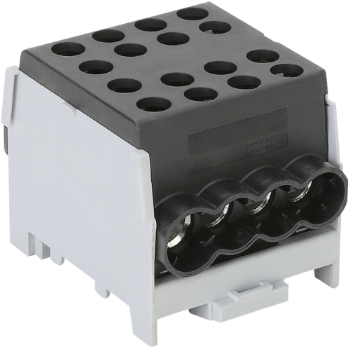 Złączka kompaktowa na szynę, czarna 6-35mm2, max. 1000VAC/DC, max.125A FLECU-35-25-4F Tracon Electric