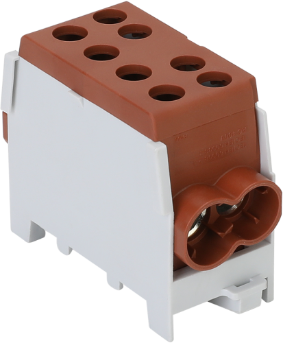 Złączka kompaktowa na szynę, brązowa 6-35mm2, max. 1000VAC/DC, max.125A FLECU-35-25-2B Tracon Electric