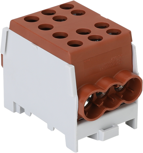 Złączka kompaktowa na szynę, brązowa 6-35mm2, max. 1000VAC/DC, max.125A FLECU-35-25-3B Tracon Electric