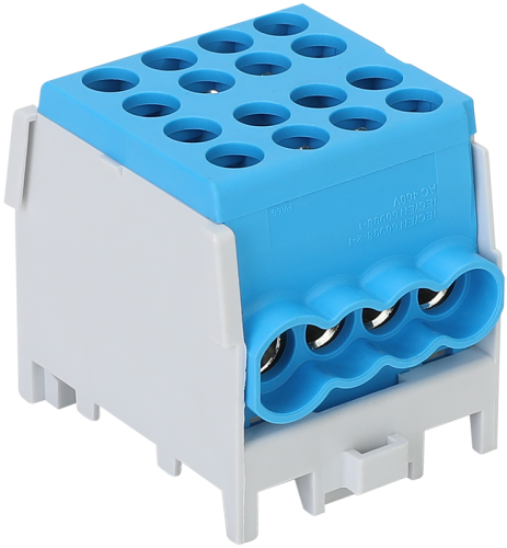 Złączka kompaktowa na szynę, niebieska 2.5-25mm2, max. 1000VAC/DC, max.101A FLECU-25-16-4K Tracon Electric