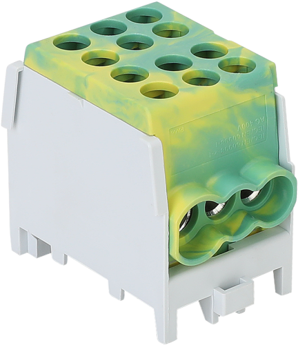 Złączka kompaktowa na szynę, zielono-zółta 2.5-25mm2, max. 1000VAC/DC, max.101A FLECU-25-16-3ZS Tracon Electric