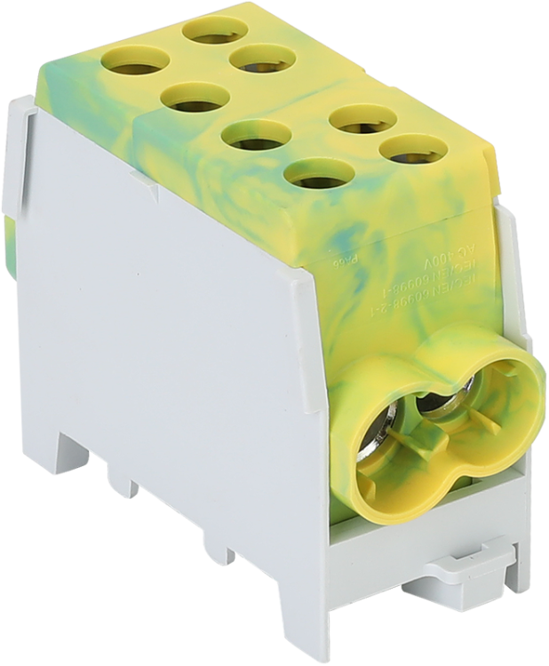Złączka kompaktowa na szynę, zielono-zółta 6-35mm2, max. 1000VAC/DC, max.125A FLECU-35-25-2ZS Tracon Electric