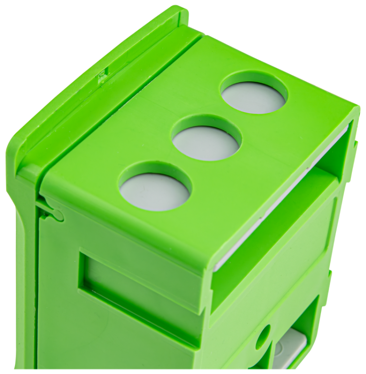 Listwa zaciskowa linii głównej, plombowana, zielona 2x35mm2 / 3x35mm2, 690VAC, 100A FSK35Z Tracon Electric