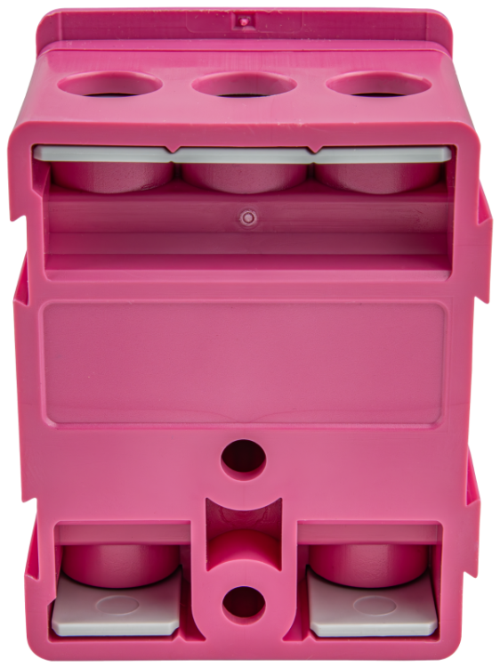 Listwa zaciskowa linii głównej, plombowana, różowa 2x35mm2 / 3x35mm2, 690VAC, 100A FSK35R Tracon Electric