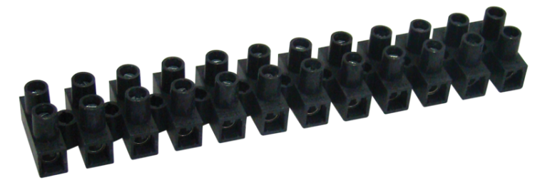 Złączka elastyczna o profilu H, 12-torowa, czarna 6mm2, 450VAC, 40A, PP SF10A-H Tracon Electric