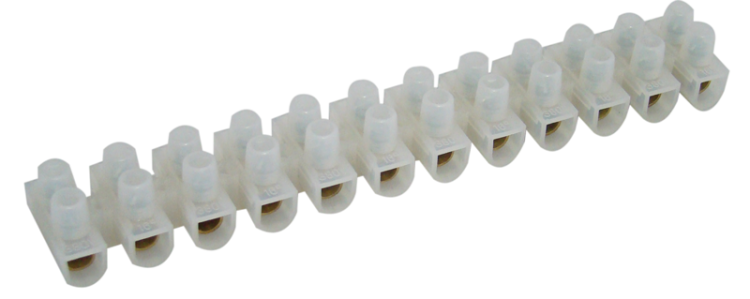 Złączka elast. z płytką naciskową, profil H, 12tor bezbarwna 25mm2, 450VAC, 80A, PP S60A-H-L Tracon Electric
