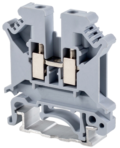 Śrubowy fazowy zacisk połączeniowy na szynę, szary 0,2-4mm2, 800VAC, 41A TSKA4 Tracon Electric