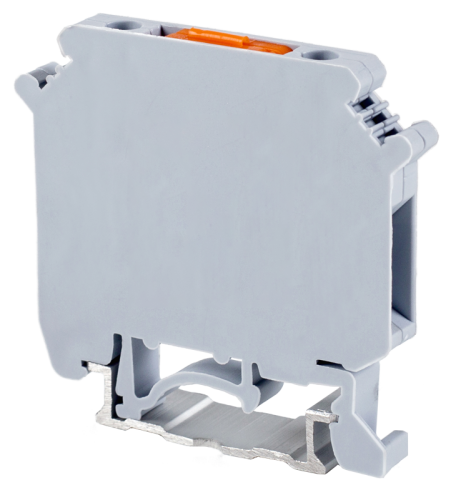 Zacisk połączeniowy separujący na szynę, śrubowy, szary 0,2-4mm2, 800VAC, 16A TSKA4LEV Tracon Electric
