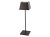 Lampa ogrodowa tarasowa Przenośna Stołowa Zewnętrzna Nowoczesna MAHE LED BLACK 8398 NOWODVORSKI Lighting IP54 aluminium metalowa na taras balkon do ogrodu jednostronna oświetlenie zewnętrzne wewnętrzne z akumulatorem ładowarką czarna Inspiracje Premium