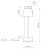Lampa ogrodowa tarasowa Przenośna Stołowa Zewnętrzna Nowoczesna MAHE LED BLACK 8398 NOWODVORSKI Lighting IP54 aluminium metalowa na taras balkon do ogrodu jednostronna oświetlenie zewnętrzne wewnętrzne z akumulatorem ładowarką czarna Inspiracje Premium
