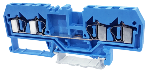 Zerowy zacisk połączeniowy naszynę, sprężynowy, niebieski 800V 26A 0.08-4 mm2 4P TSKC4/4-K Tracon Electric