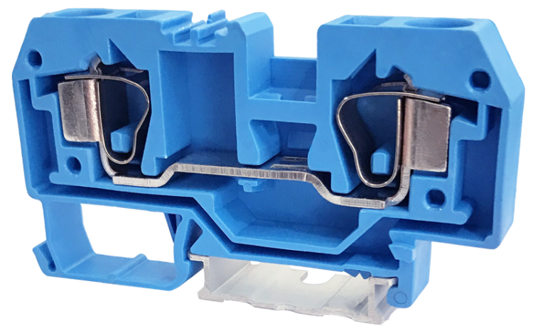 Zerowy zacisk połączeniowy naszynę, sprężynowy, niebieski 800V 57A 0.2-10 mm2 2P TSKC10-K Tracon Electric