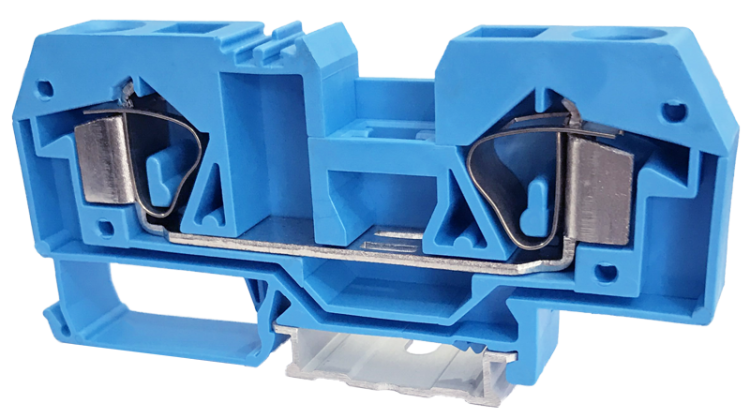 Zerowy zacisk połączeniowy naszynę, sprężynowy, niebieski 800V 76A 0.2-16 mm2 2P TSKC16-K Tracon Electric