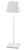 Lampa ogrodowa tarasowa Przenośna Stołowa Zewnętrzna Nowoczesna MAHE LED WHITE 8397 NOWODVORSKI Lighting IP54 aluminium metalowa na taras balkon do ogrodu jednostronna oświetlenie zewnętrzne wewnętrzne z akumulatorem ładowarką biała Inspiracje Premium