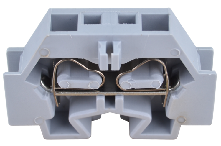 Mini sprężynowy zacisk połączeiowy, mocowanie śrubowe, szary 690V 24A 0.08-4 mm2 2P TSKD4 Tracon Electric
