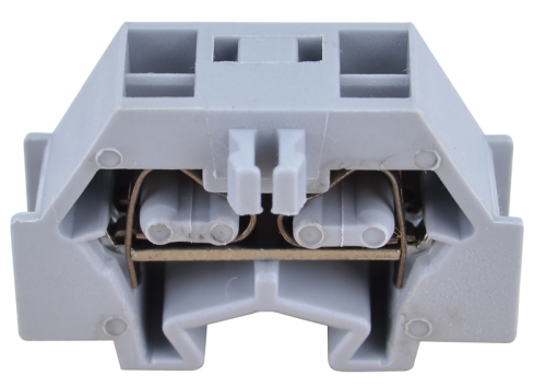 Mini sprężynowy zacisk połączeiowy, mocowanie śrubowe, szary 400V 18A 0.08-1.5 mm2 2P TSKD1,5D Tracon Electric