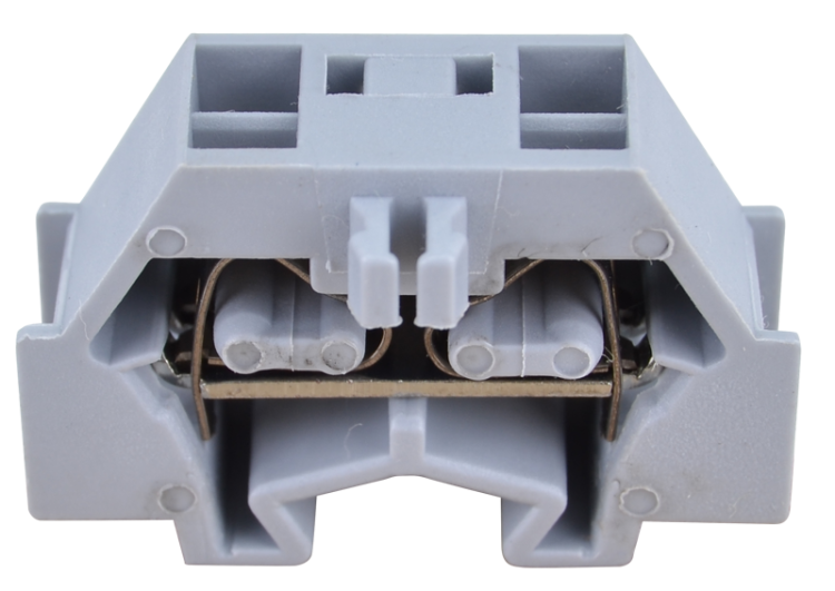 Mini sprężynowy zacisk połączeiowy, mocowanie śrubowe, szary 400V 18A 0.08-1.5 mm2 2P TSKD1,5D Tracon Electric