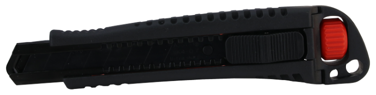Nóż introligatorski, ostrze SK4 uchwyt gumowany L=178mm, D=33mm, W=19mm, d=18mm UTILK02 Tracon Electric
