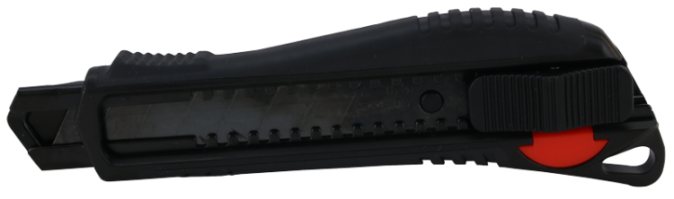 Nóż introligatorski, uchwyt ABS, ostrze SK4 L=155mm, D=33mm, W=19mm, d=18mm UTILK03 Tracon Electric