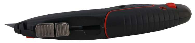 Nóż introligatorski trapezowy,ostrz. SK4-T, gumowany L=175mm, D=41mm, W=27mm, d=19mm UTILK04 Tracon Electric
