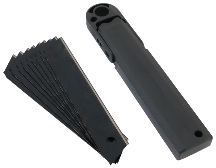 Ostrze SK4 do noża, grubość 0,6mm, elastyczne, 10 szt 0.6 × 9 × 82 mm BD069 Tracon Electric