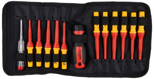 Zestaw śrubokrętów izolowanych do 1000 V 1000V, 13pcs CSET13 Tracon Electric