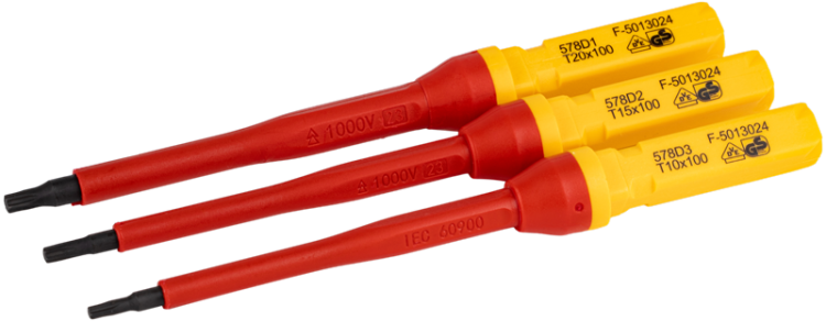 Zestaw śrubokrętów izolowanych do 1000 V 1000V, 13pcs CSET13 Tracon Electric