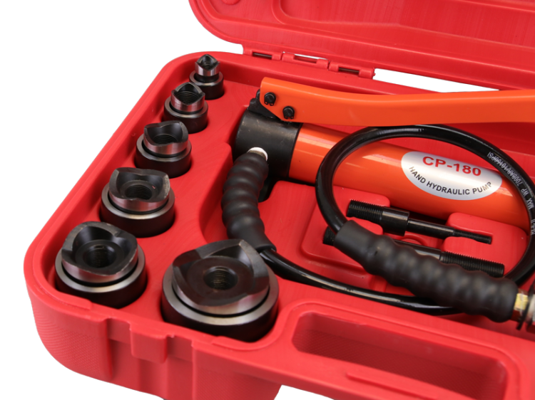 Wycinarka hydrauliczna+torba+6 calowych 150kN, 6200g, (D=21,8/27,6/34,1/42,7/48,7/60,5mm; 32x32mm) HKS-15 Tracon Electric