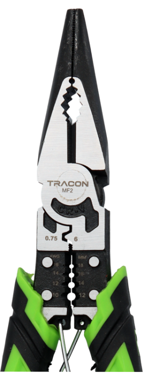 Szczypce wielofunkcyjne Flat nose, L=215mm, 259g MF2 Tracon Electric
