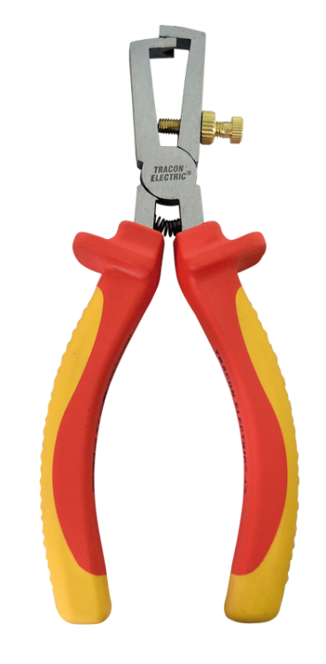 Szczypce odizolujące 1000V, uchwyt żółto-czerwony AC 1000V, L=160mm, 230g KB-1000 Tracon Electric