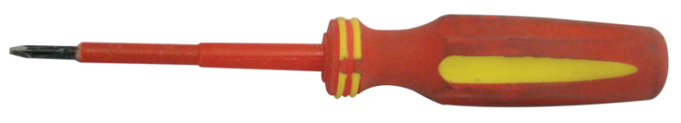 Śrubokręt płaski izolacja 1000V, żółto-czerwony AC 1000V, 6x150mm SZ6150F Tracon Electric