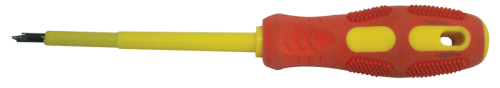 Śrubokręt płasko-krzyżowy, izolacja 1000V, żółto-czerwony AC 1000V, 4x100mm SDDK4100S Tracon Electric