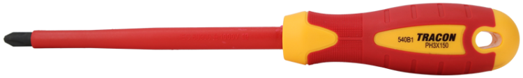 Śrubokręt krzyżakowy, izolacja 1000 V, CrV PH3 8×150mm, AC 1000V SD80150PH3 Tracon Electric